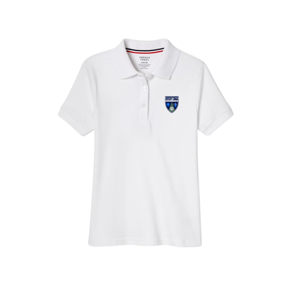 Girls Short Sleeve Cotton Polo (Kinder-5th Grade)-UPL