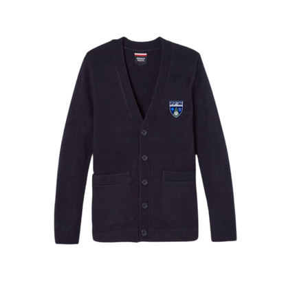 Boys V-Neck Cardigan Sweater-UPL