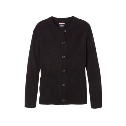 Girls Long Sleeve Crewneck Cardigan-UPI