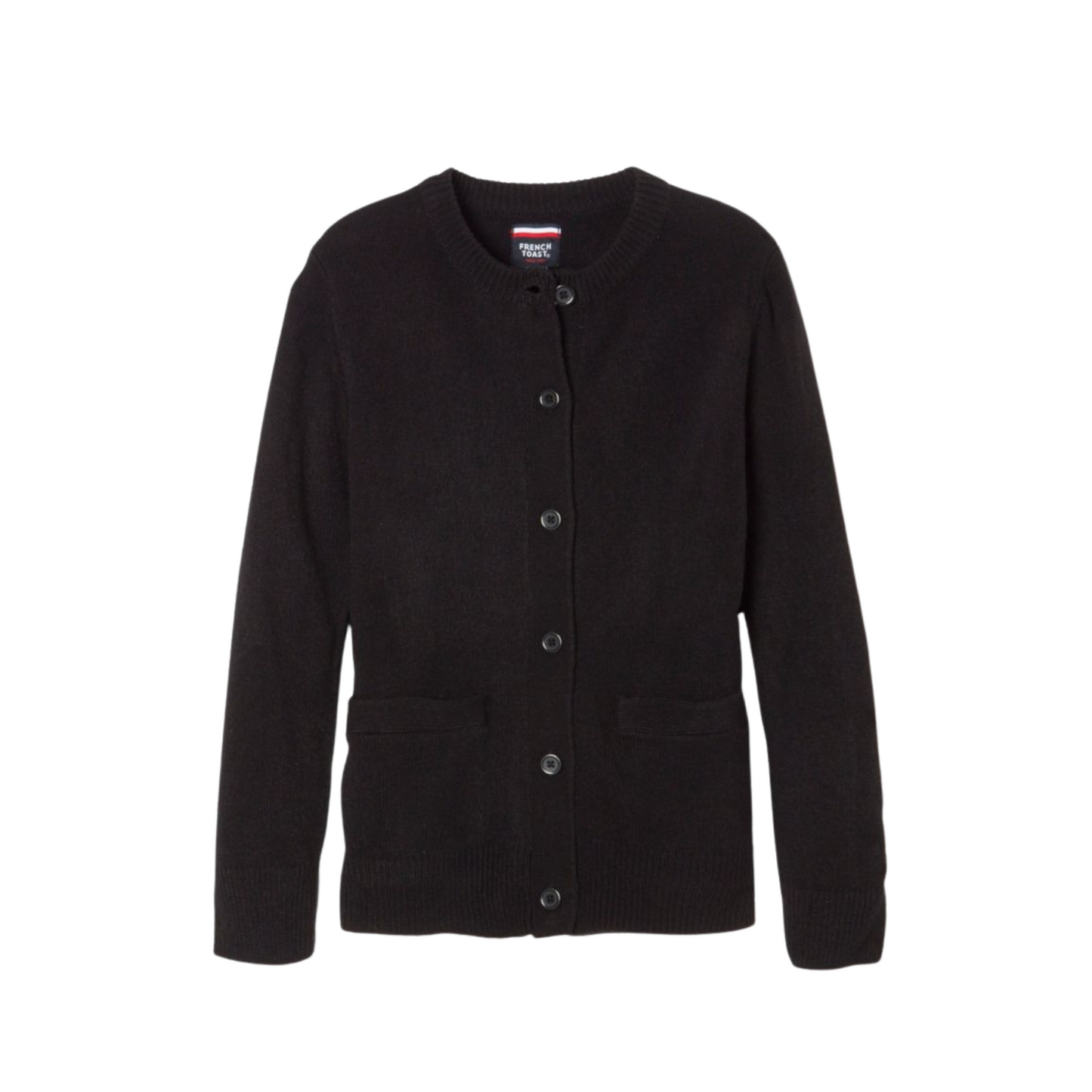 Girls Long Sleeve Crewneck Cardigan-BES