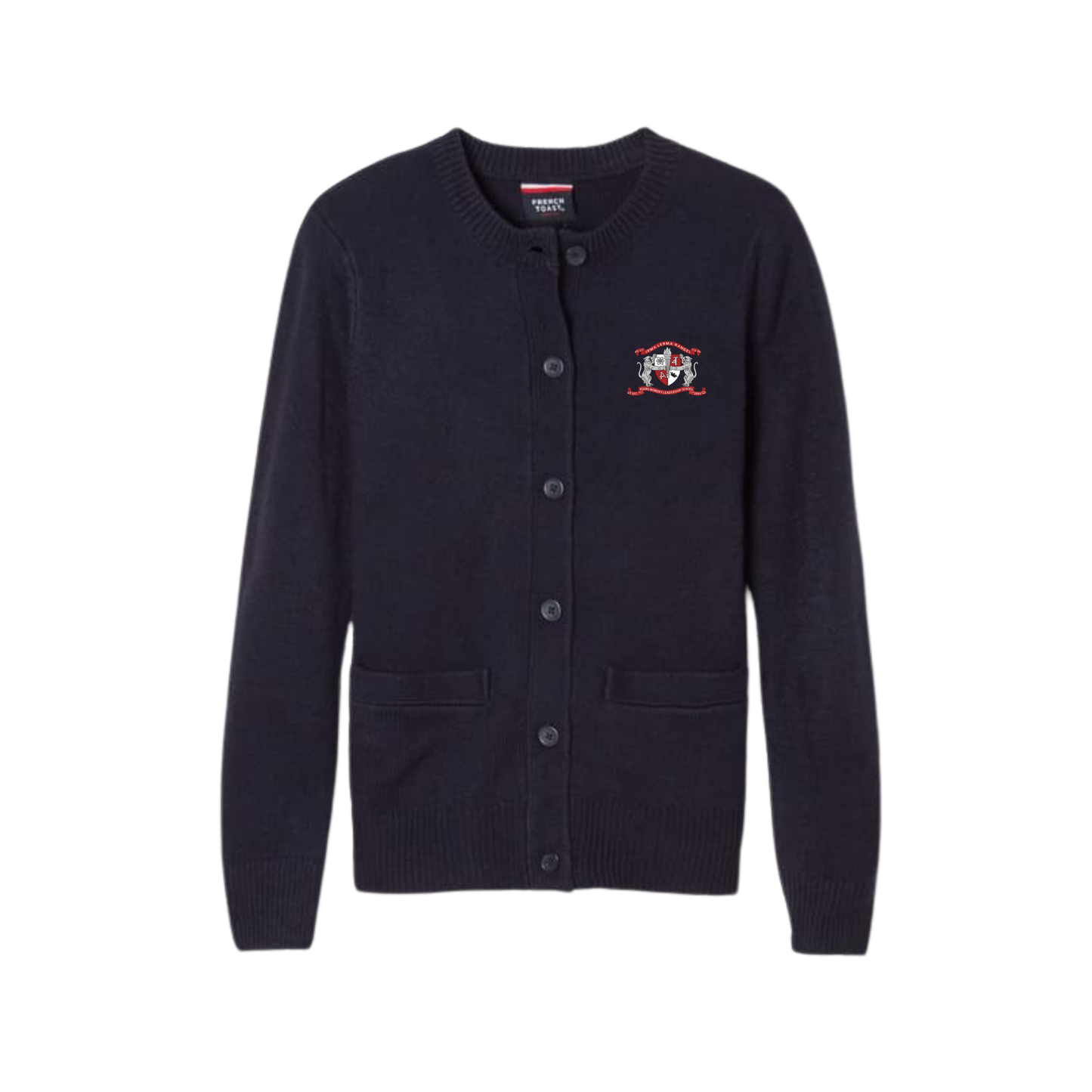 Girls Long Sleeve Crewneck Cardigan-ILR