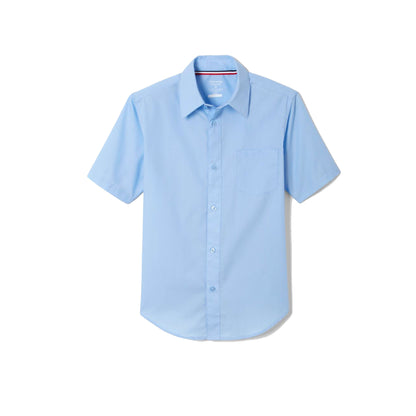 Boys Short Sleeve Classic Dress Shirt-BES