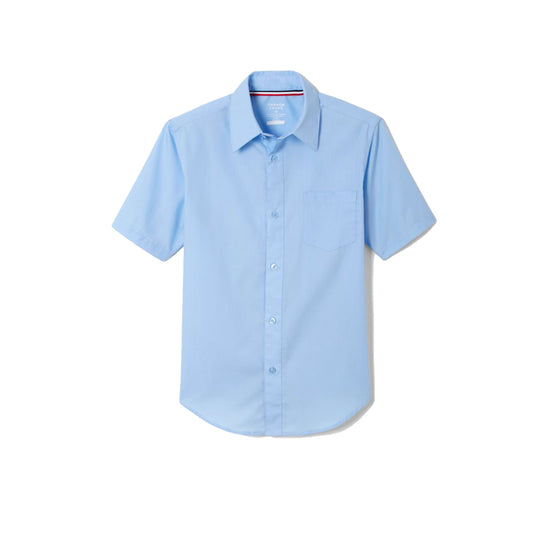 Boys Short Sleeve Classic Dress Shirt-BES