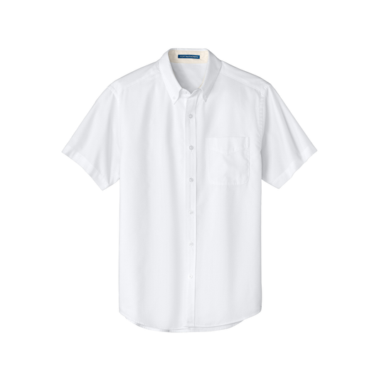 Mens Short Sleeve Easy Care Oxford-HWL