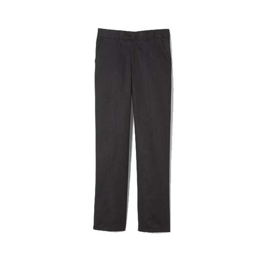 Mens Relaxed Fit Twill Pant-Black