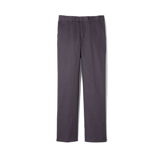Boys Relaxed Fit Twill Pant-Grey