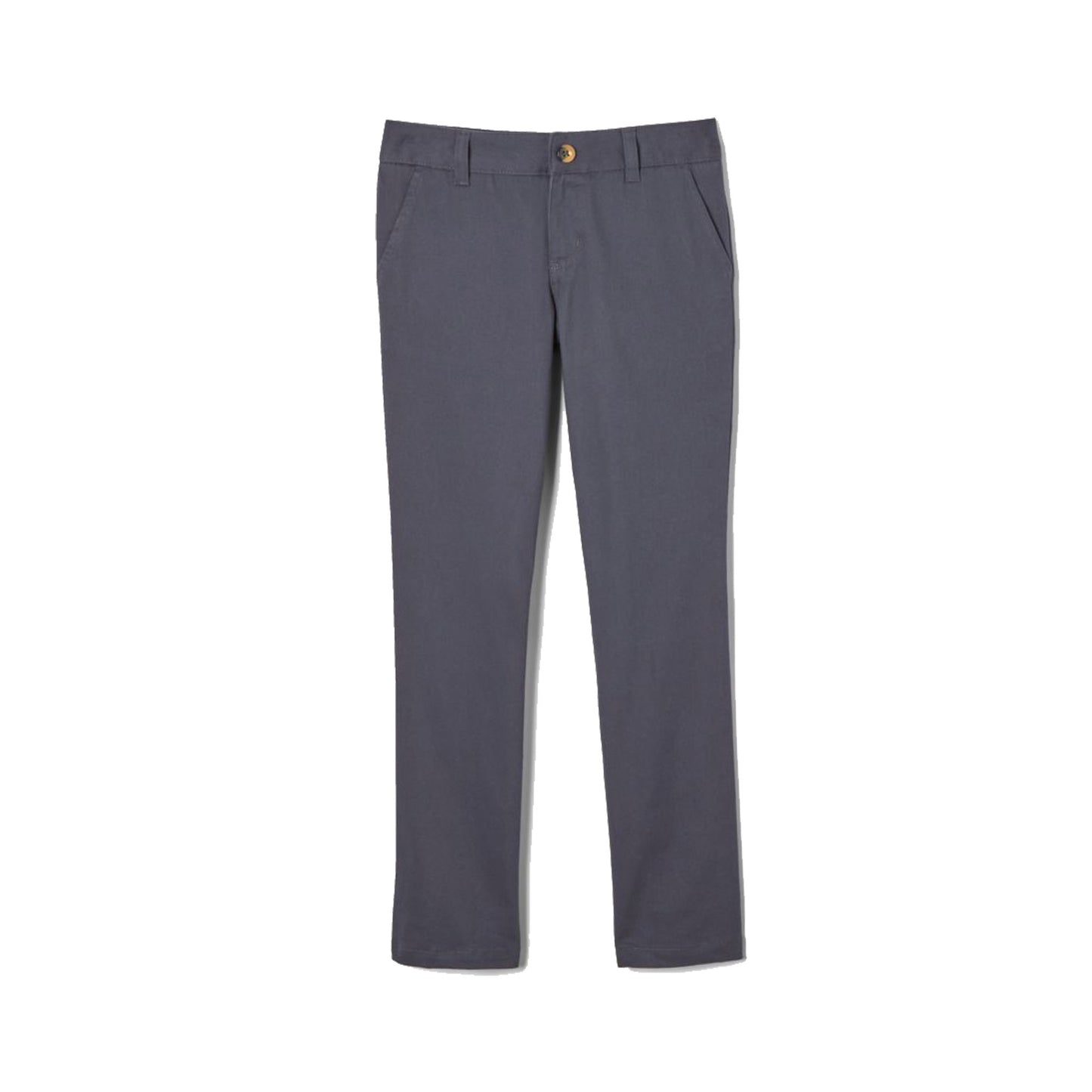 Women's Twill Straight Leg Pant-Grey