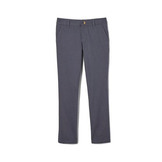 Women's Twill Straight Leg Pant-Grey