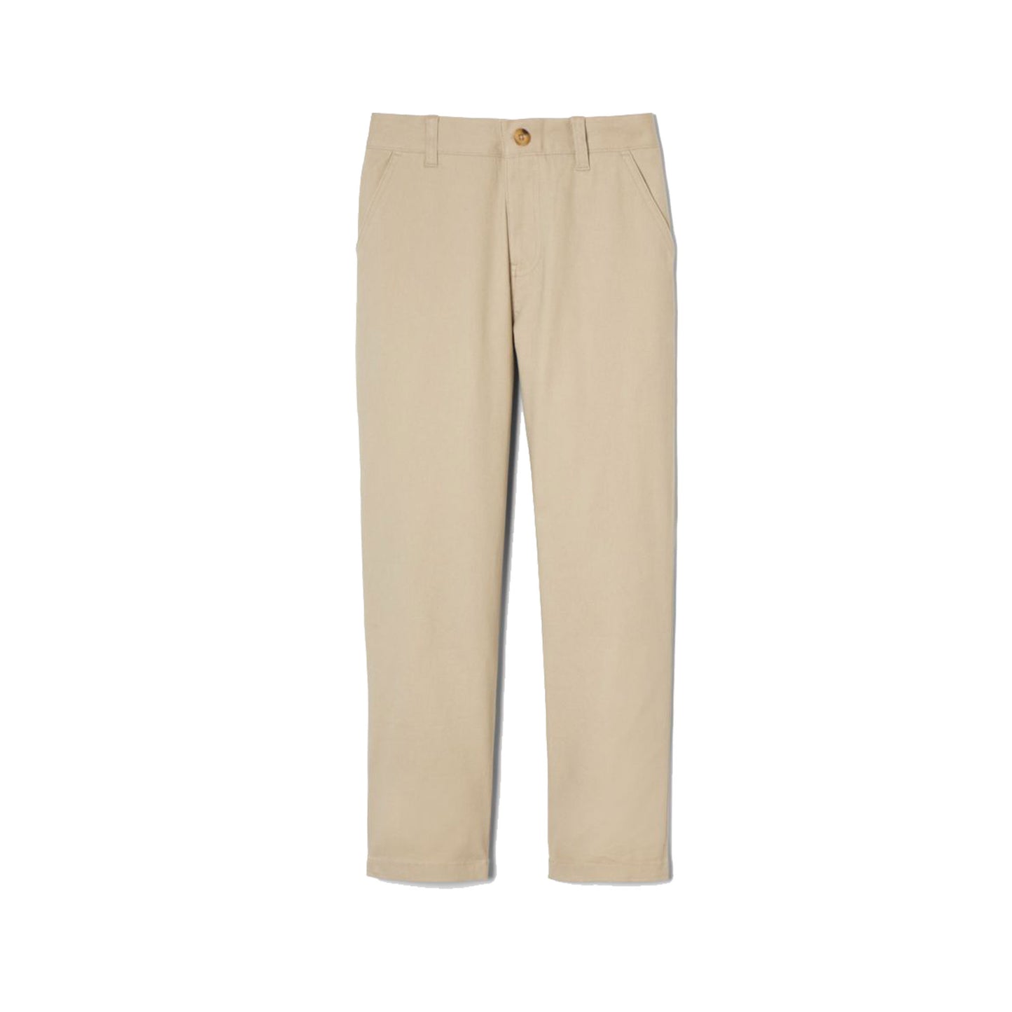 Mens Straight Fit Chino Pant-Khaki