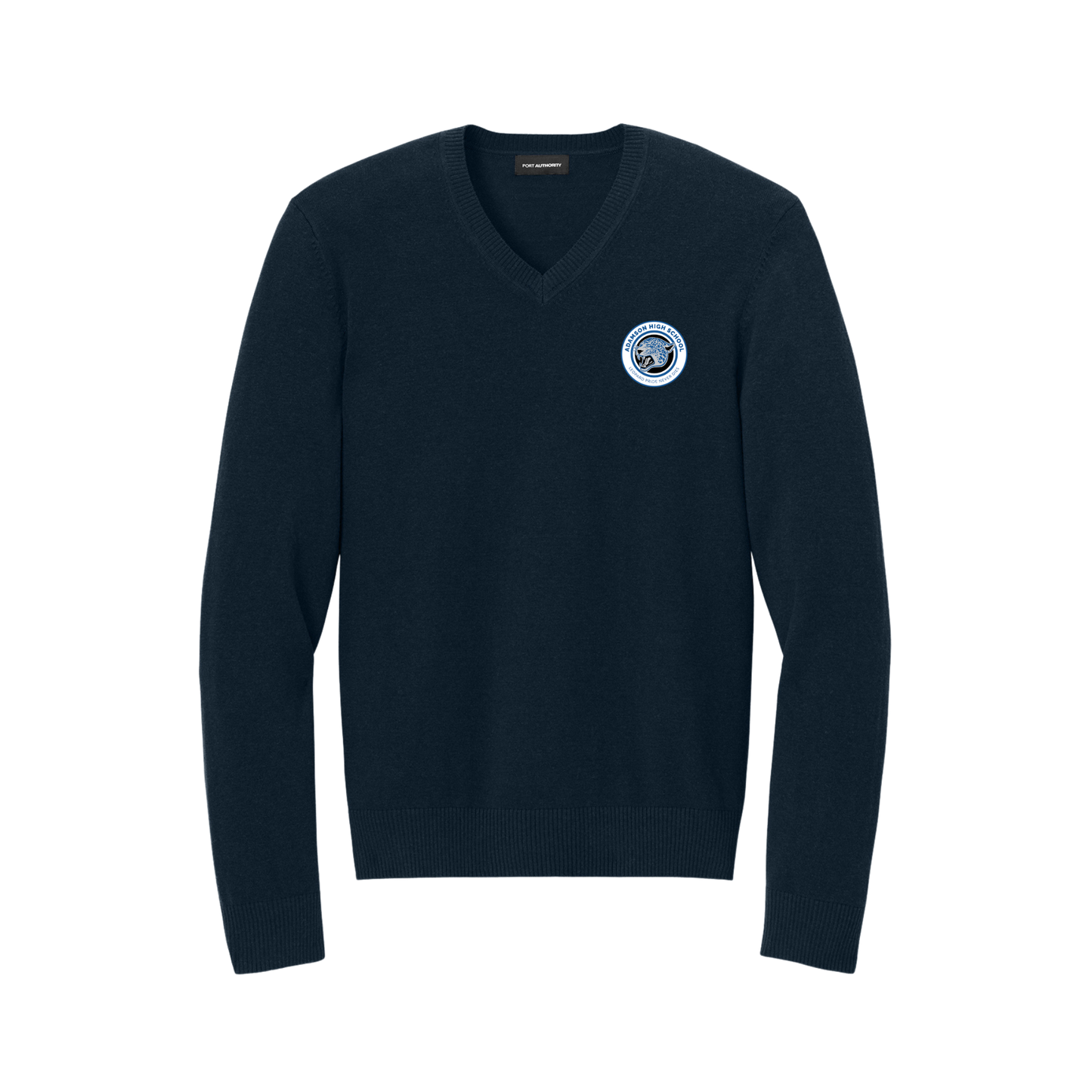 Adult Easy Care V-Neck Sweater-WHA