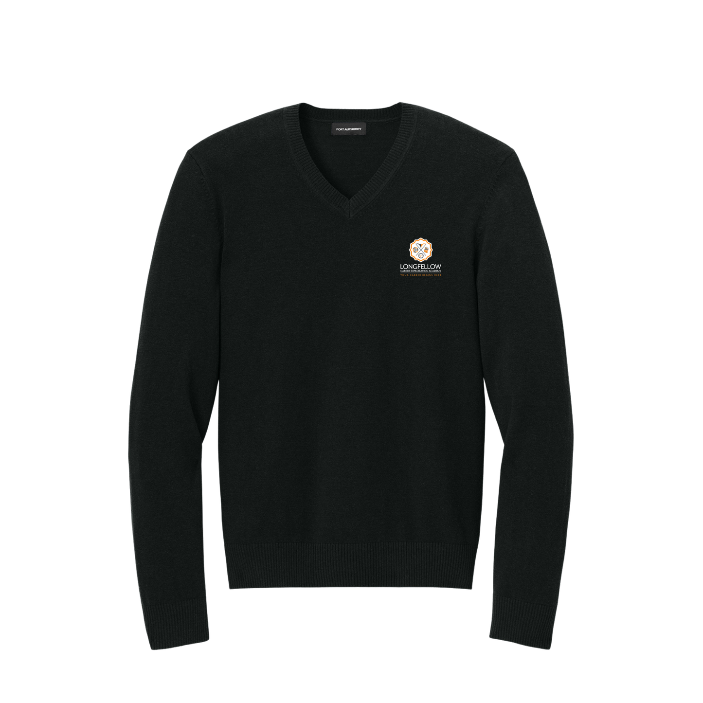 Adult Easy Care V-Neck Sweater-HWL