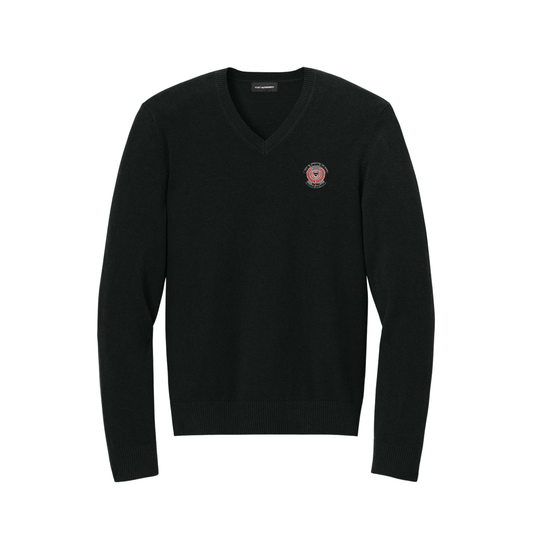 Adult Easy Care V-Neck Sweater-MTT