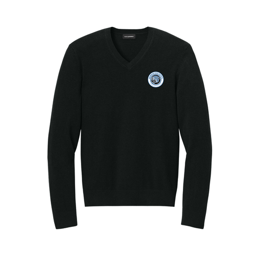 Adult Easy Care V-Neck Sweater-WHA