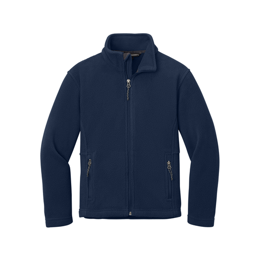 Youth Fleece Jacket-Navy