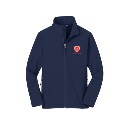 Youth Core Soft Shell Jacket-WHI