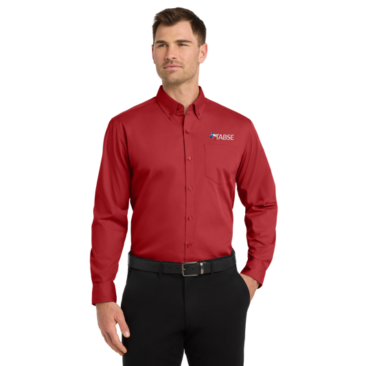 TABSE Port Authority® Long Sleeve Carefree Poplin Shirt