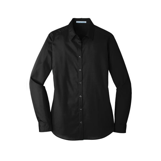 Ladies Long Sleeve Oxford