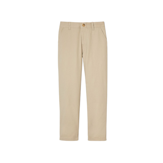 Boys Straight Fit Chino Pant-Khaki