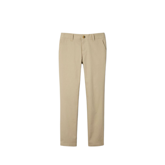 Girls Straight Leg Pant-Khaki