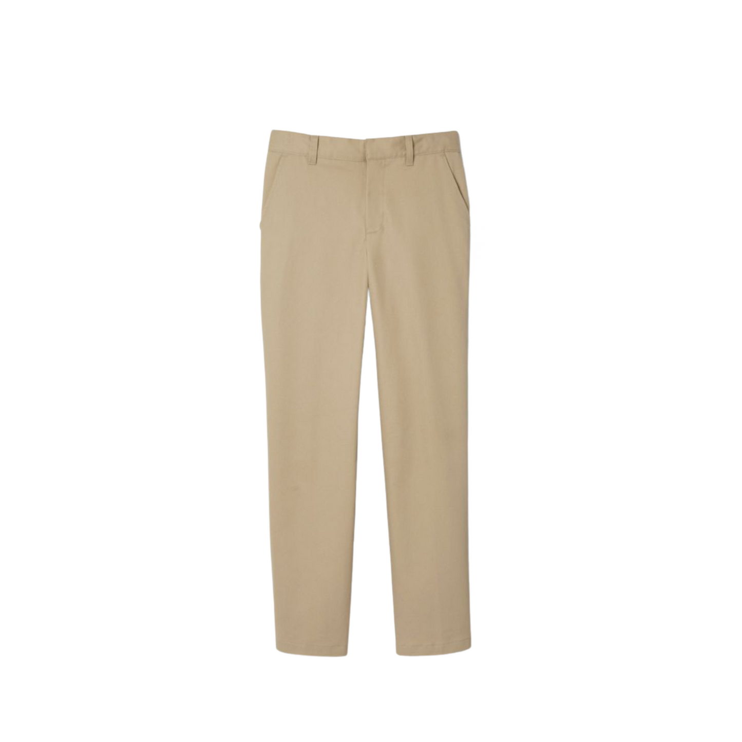 Boys Relaxed Fit Twill Pant-Khaki