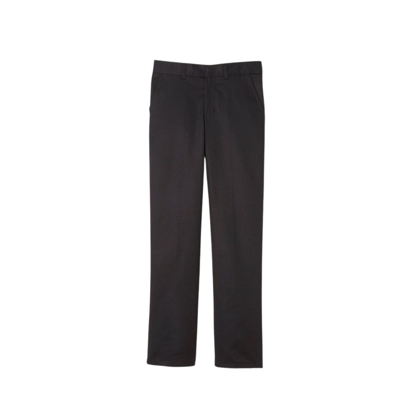 Boys Relaxed Fit Twill Pant-Black