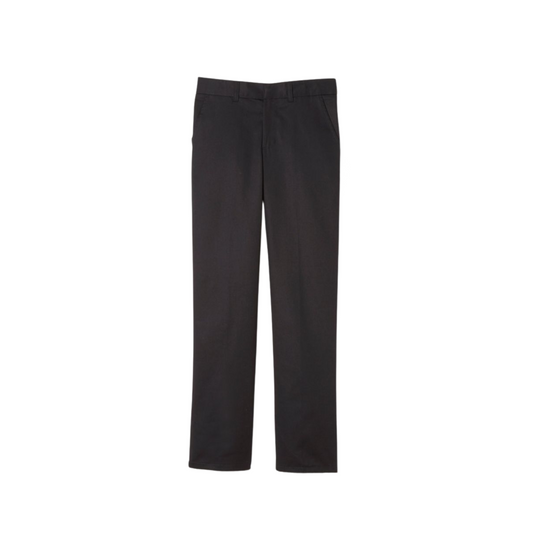 Boys Relaxed Fit Twill Pant-Black