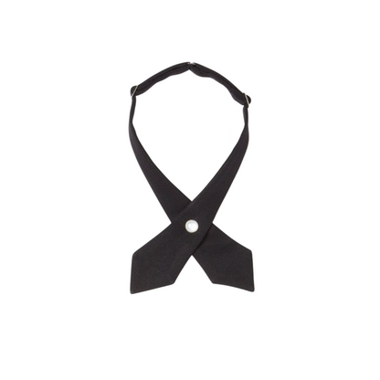 Girls Solid Cross Tie