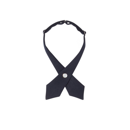 Girls Solid Cross Tie