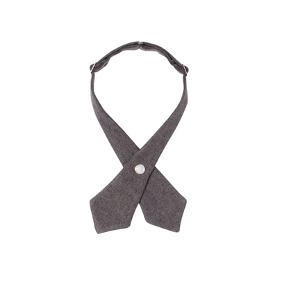 Girls Solid Cross Tie