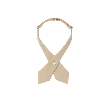 Girls Solid Cross Tie
