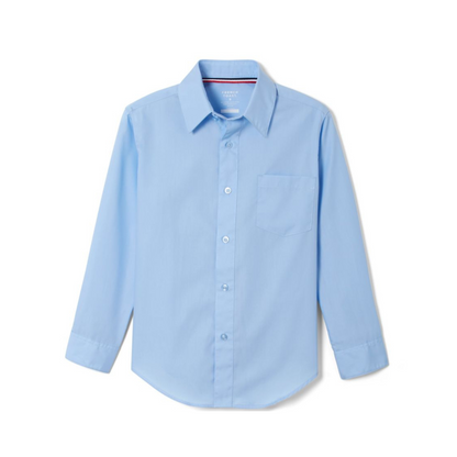 Boys Long Sleeve Classic Dress Shirt