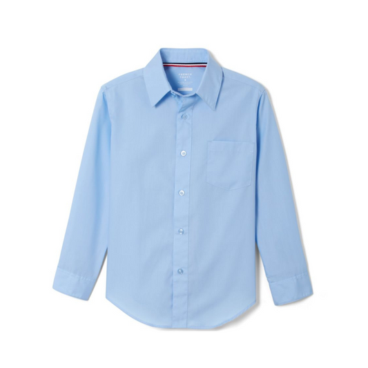 Boys Long Sleeve Classic Dress Shirt