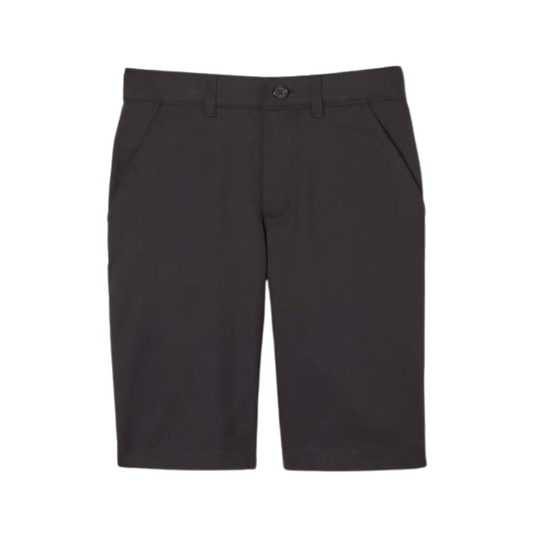 Boys Flat Front Short-Black