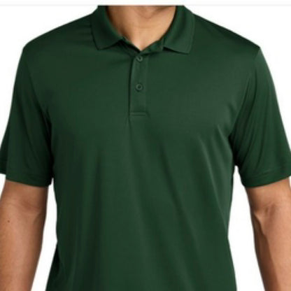Mens TJ Rusk Polos Forest Green
